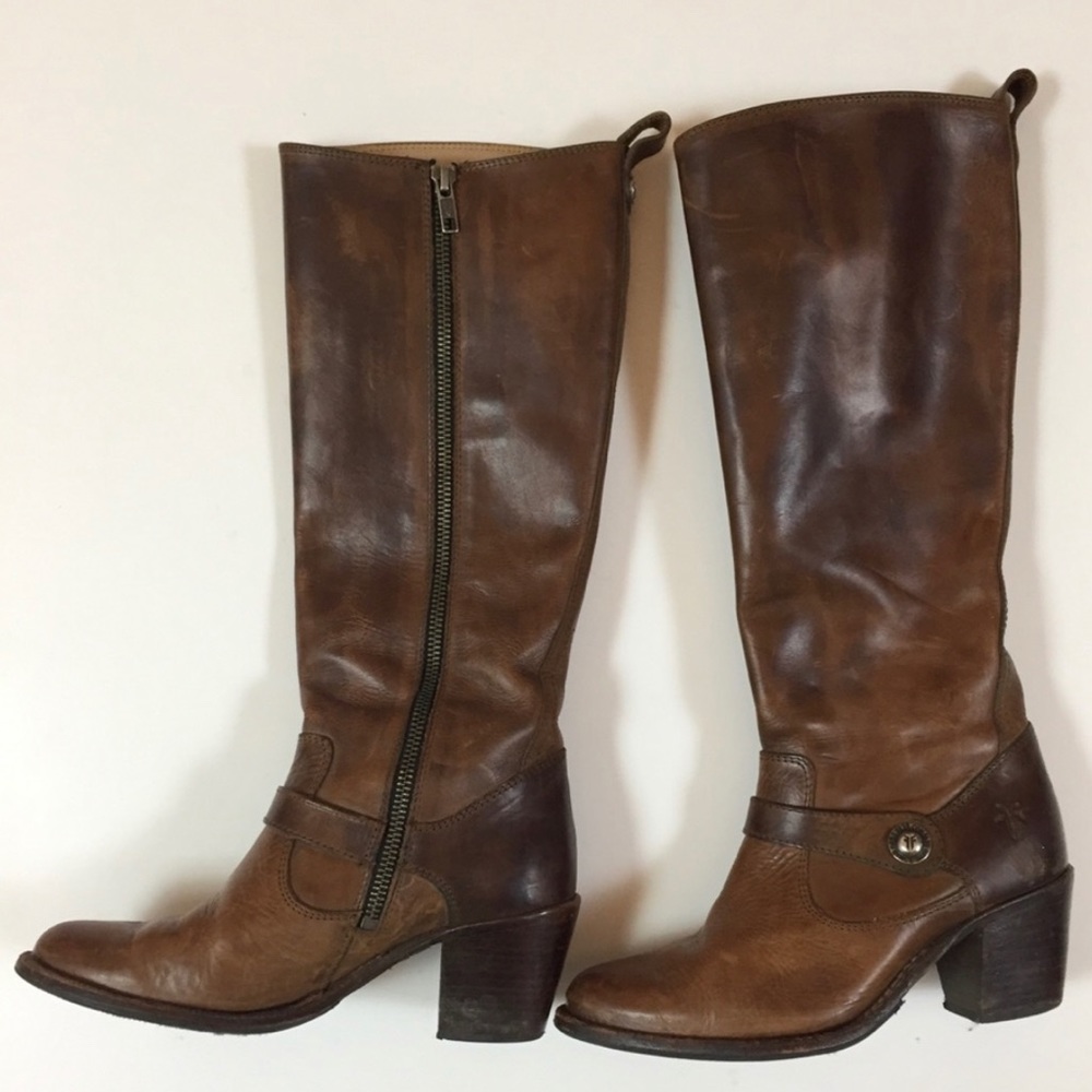 Frye Brown Jackie Boots